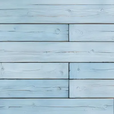 Light Blue Wooden Planks